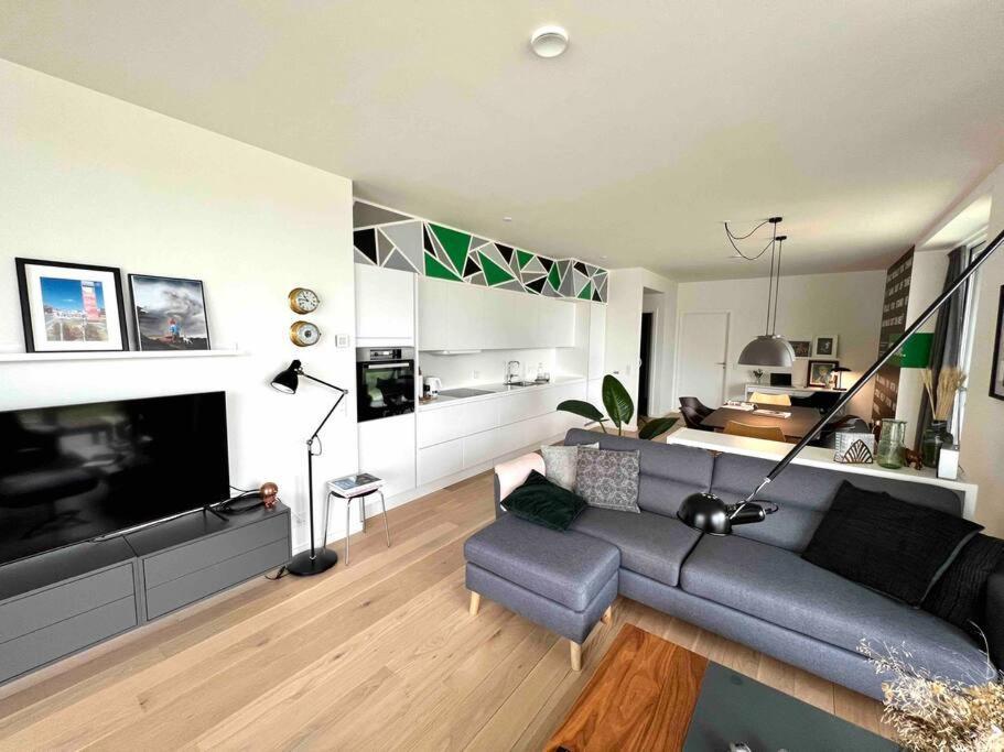 Bo Med Stil Og Udsigt Til Aarhus Lystbadehavn Apartment Exterior photo