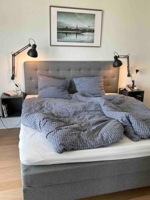 Bo Med Stil Og Udsigt Til Aarhus Lystbadehavn Apartment Exterior photo